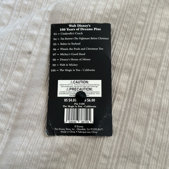 Walt Disney 100 Years of Dreams Pin #100 NEW - Picture 2 of 4